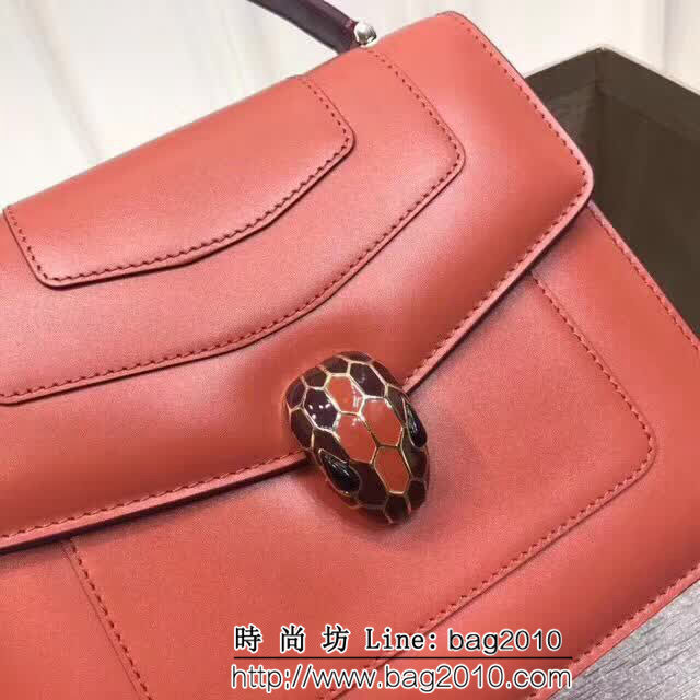 BVLGARI寶格麗 原單品質 專櫃新款 三層琺瑯蛇頭包 可手提肩背斜挎 B38329 FYD1219